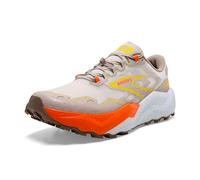 Brooks Herren Caldera 7 Sneaker, White Sand Chateau Gray Yellow, 45 EU