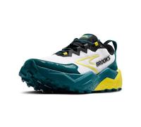Brooks Caldera 8 Medium Trailrunningschuhe weiß/dunkelgrün/gelb - 42