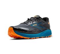 Brooks Herren Divide 5 Sneaker, Ebony Mosaic Blue Orange, 44 EU