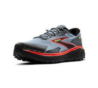Brooks Herren Divide 5 Trail Running Schuh, Citadel/Ebony/Lime, 45.5 EU