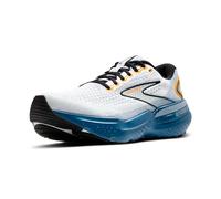 Brooks Herren Glycerin GTS 21 Supportive Running Shoe, Weiß/Saphir/Orange, 11.5 Medium