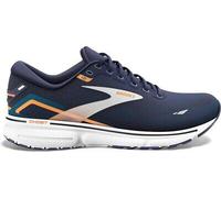 BROOKS Herren Laufschuhe Ghost 15 Dunkelblau/Orange/Weiß - Gr. - 45.5