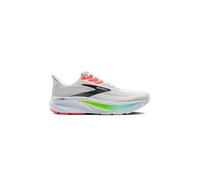 Brooks Herren Ghost 17 Laufschuhe, Laufschuhe Herren, Schuhe Herren, White/Pink Clay/Gecko, 47.5 EU