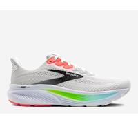 Brooks Herren Ghost 17 Laufschuhe, Laufschuhe Herren, Schuhe Herren, White/Pink Clay/Gecko, 47.5 EU
