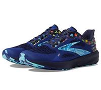 Brooks Herren Launch 9 Neutral Laufschuh, Blau/Peacoat/Gelb, 44.5 EU