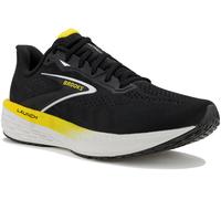 Brooks Herren Launch 12 Neutral Running Shoe, Schwarz/Cybergelb/Auster, 9