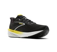 Brooks Herren Launch 12 Neutral Running Shoe, Schwarz/Cybergelb/Auster, 9