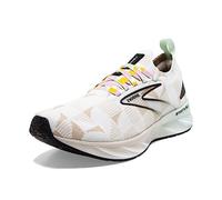 Brooks Herren Levitate Stealthfit 6 Neutral Running Shoe, Weiß/Silberfutter/Grün, 45 EU