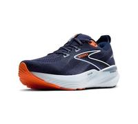 Brooks Herren Glycerin GTS 22 Supportive Running Shoe, Peacoat/Blue Ribbon/Orange, 42.5 EU