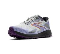 Brooks Damen Divide 5 Trail Running Shoe, Mercury/Ebony/Sweet Lavender, 43 EU