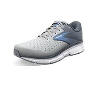Brooks Women's Dyad 11 Running Shoe, Grau / Weiß / Blau, 7.5 Wide
