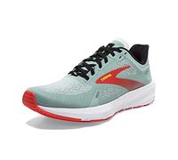 Brooks Women's Launch 9 Running Shoe, Blue Surf Black Cherry Tomato, 4.5 UK
