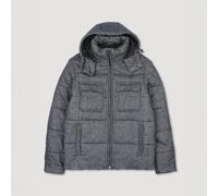 Brooksfield Quilted Donegal Wool-Silk Blend Jacket - S / 48 Wattierte Steppjacke aus einer Mischung aus Wolle und Seide Wolljacken und Mäntel