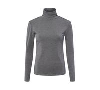 brookshire Rollkragen-Langarmshirt Damen grau, S