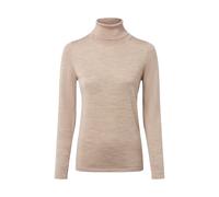 brookshire Rollkragenpullover aus Merinowolle Damen kitt, S