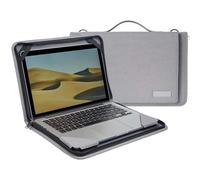 Broonel Contour-Serie Graue, robuste Leder-Schutzh lle Kompatibel mit Dell XPS 9315 2-in-1 13-Zoll-Laptop