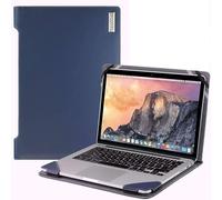 Broonel - Profile Series - Blau Leder Laptop Fall/Hülle - Kompatibel mit dem Lenovo ThinkBook 14s Yoga 14"