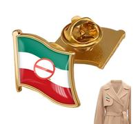 Brosche aus Metall Symbolischer Schmuck aus Metall für besondere Anlässe | Elegante Brosche mit patriotischem Design Geeignet für Strickpullover, Hüte, Schals, Taschen, Revers, Kragen, Versammlung