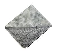 Brosche DEMARIE "Kragenklemme aus Aluminium gebürstet + gewolkt", grau, Broschen, Damen, Metall, Brosche (61601044-0)