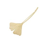 Brosche JOBO "Goldbrosche Ginko Ginkgo 33 mm", gelbgold 375, Broschen, Damen, Gelbgold 375, Brosche, 375 Gold (12131100-0) gelbgold 375