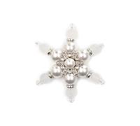 Brosche "Thea", Damen, silber (silbern), Kunststoff, COLLEZIONE ALESSANDRO, Broschen, mit hochwertigen Kunststoffsteinen (73913066-0) silbern