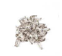 Ausla Broschennadeln Pins, 50 Stück Sicherheitsnadeln, Brosche Pin Backs Sicherheitsverschluss Bar Pin, für Schmuck Handwerk, 25mm