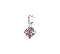 Brosway Affinity FTP02 Damen-Anhänger aus 925er Silber mit rosa kubischem Zirkonia und Kristallen, Kollektion Affinity