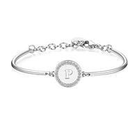 Brosway Armband Frau aus Edelstahl mit Symbolen Buchstaben, Armband Frau Kollektion CHAKRA - BHK139