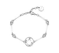 Brosway Armband Frau aus Edelstahl mit Symbolen Buchstaben, Armband Frau Kollektion CHAKRA - BHKB051