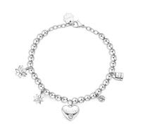 Brosway Armband Frau aus Edelstahl mit Symbolen Herz, Armband Frau Kollektion CHAKRA - BHKB167