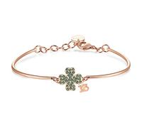Brosway Armband Frau aus Edelstahl mit Symbolen Kleeblatt, Armband Frau Kollektion CHAKRA - BHK358