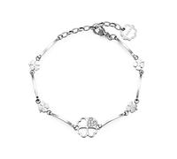 Brosway Armband Frau aus Edelstahl mit Symbolen Kleeblatt, Armband Frau Kollektion CHAKRA - BHKB011