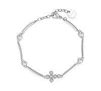 Brosway Armband Frau aus Edelstahl mit Symbolen Kreuz, Armband Frau Kollektion CHAKRA - BHKB027