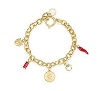 Brosway Armband Frau aus Edelstahl mit Symbolen Marienkäfer/Hufeisen/Eule, Armband Frau Kollektion CHAKRA - BHKB118