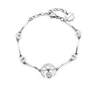Brosway Armband Frau aus Edelstahl mit Symbolen Mond, Armband Frau Kollektion CHAKRA - BHKB014