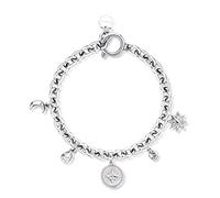 Brosway Armband Frau aus Edelstahl mit Symbolen Stern, Armband Frau Kollektion CHAKRA - BHKB127