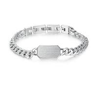 BrosWay Armband für Herren Kollektion Ink BIK14 – Edelstahl 220 mm – ohne Stein