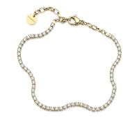 Brosway Damen-Armband aus Edelstahl, Gold und Weiß, eleganter Stil, Karabinerverschluss, BEI110