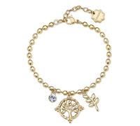 Brosway Damen-Armband aus Edelstahl mit Anhänger Lebensbaum und Libelle, Modell BHKB288