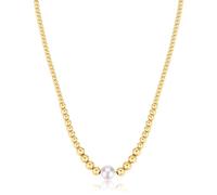 Brosway Damen-Halskette aus Stahl, Halskette für Damen, Kollektion Perfect - BPC04, 500mm, Edelstahl, Perle