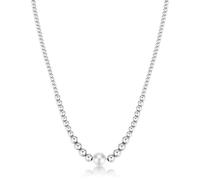 Brosway Damen-Halskette aus Stahl, Halskette für Damen, Kollektion Perfect - BPC03, 500mm, Edelstahl, Perle