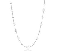Brosway Damen-Halskette BPC48, Schmuck aus Edelstahl mit glänzenden Kugeln, elegantes Design für den täglichen Gebrauch