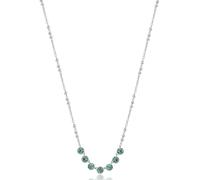 Brosway Symphonia women's necklace in 316L steel with green crystals BYM160