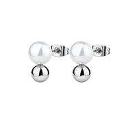 Brosway Perfect BPC22 316L steel pearl woman earrings