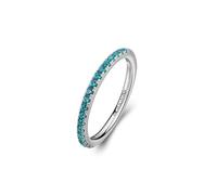Brosway Damenring aus Silber und Aqua Green | Kollektion Fancy - FAG21, 14, Sterling Silber, Aqua Green