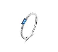 Brosway Damenring aus Silber und Freedom Blue | Kollektion Fancy - FFB135, 16, Sterling Silber, Cubic Zirkonia