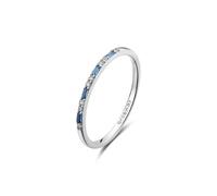 Brosway Damenring aus Silber und Freedom Blue | Kollektion Fancy - FFB136, 16, Sterling Silber, Cubic Zirkonia