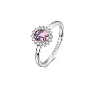 Brosway Damenring aus Silber und Tender Pink | Kollektion Fancy - FTP18, 18, Sterling Silber, Tender Pink