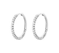 Brosway Damen-Creolen aus der Desideri-Kollektion. Schmuck aus Edelstahl 316L mit weißen Zirkonia.. Referenz: BEIE014