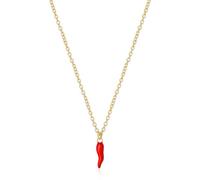 Brosway Halskette Frau aus Edelstahl mit Symbolen Glückshorn, Halskette Frau Kollektion CHAKRA - BHKN090